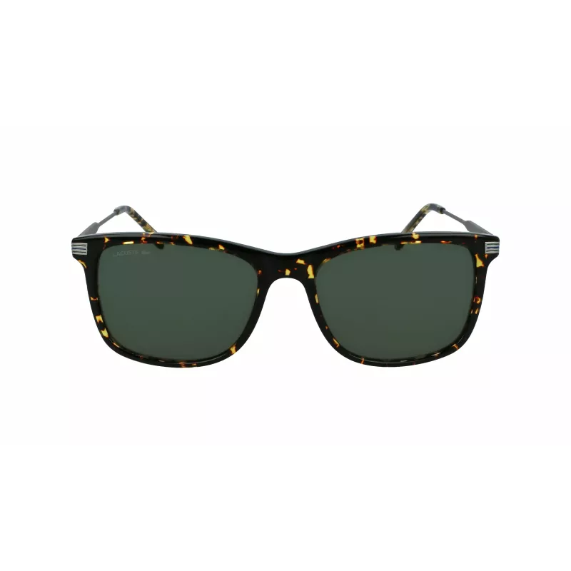 Okulary przeciwsłoneczne Lacoste L960S-430 dla mężczyzn, niebieska oprawka, szare szkła, 56mm