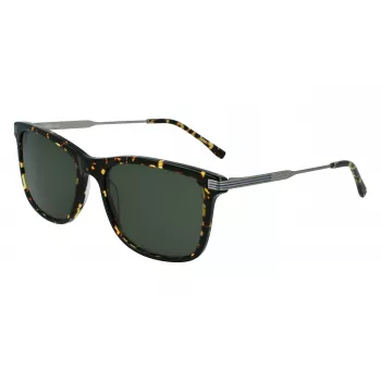 Okulary przeciwsłoneczne Lacoste L960S-430 dla mężczyzn, niebieska oprawka, szare szkła, 56mm