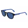 LACOSTE L968SX-002 Okulary przeciwsłoneczne Unisex Czarna oprawka Szare szkła 51mm