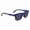 Okulary przeciwsłoneczne Lacoste L997S-401 dla mężczyzn, prostokątne, niebieskie, 54 mm
