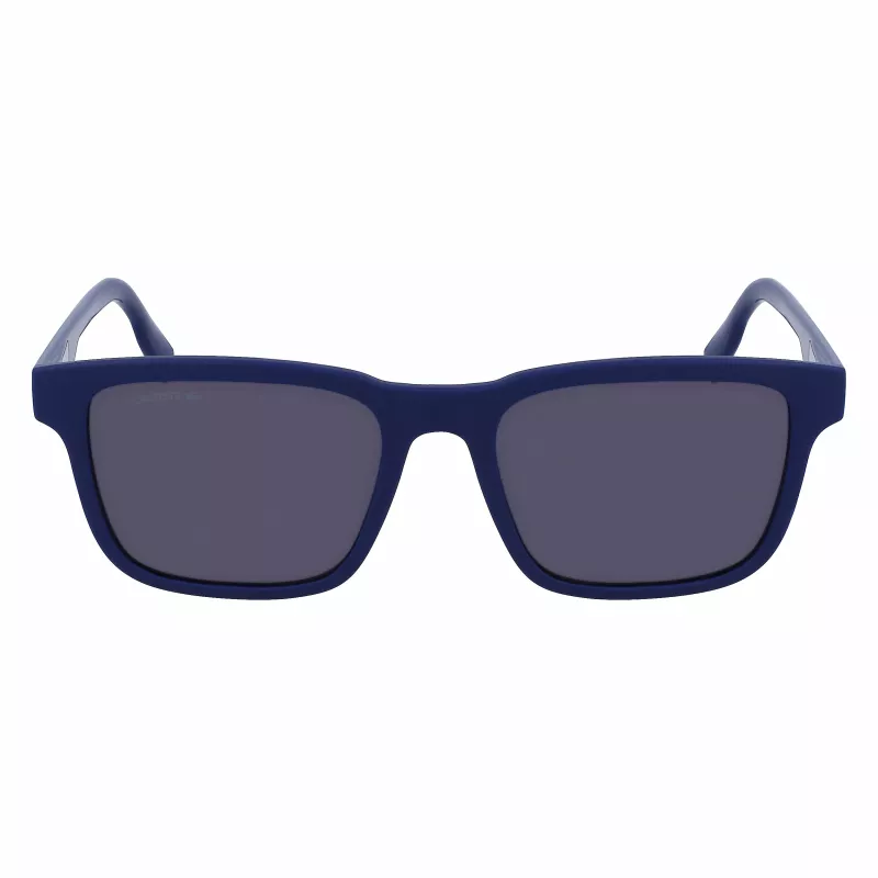Okulary przeciwsłoneczne Lacoste L997S-401 dla mężczyzn, prostokątne, niebieskie, 54 mm