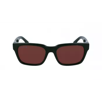Okulary przeciwsłoneczne Lacoste męskie prostokątne acetatowe L6007S5418318 54/18/145 mm Zielony