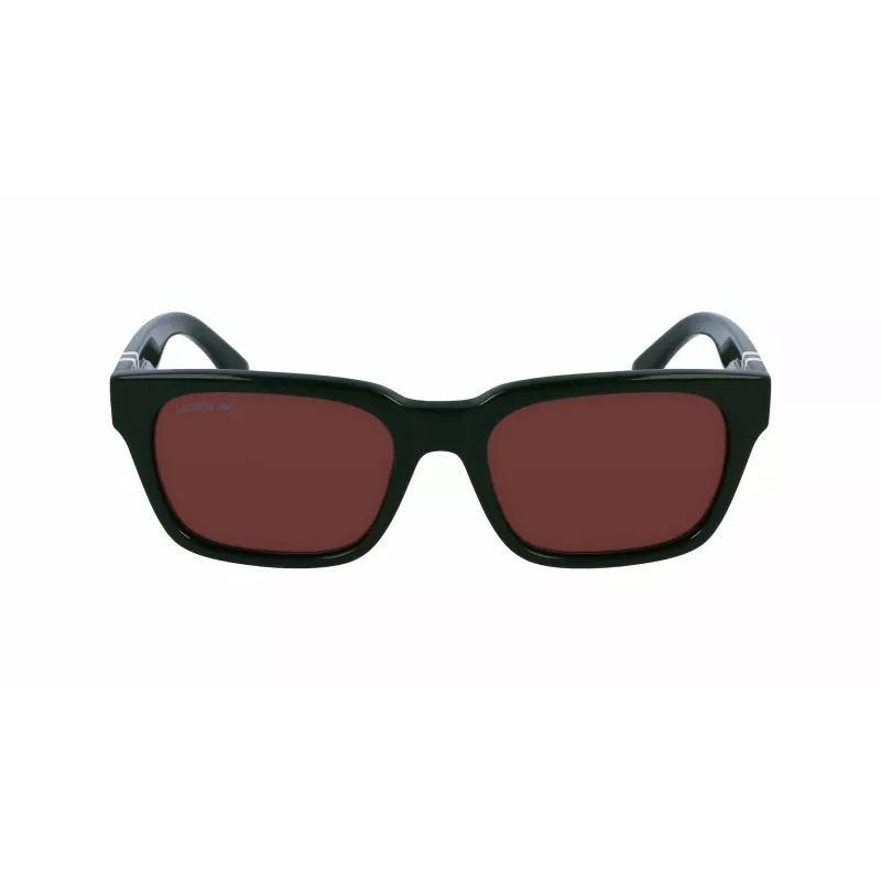 Okulary przeciwsłoneczne Lacoste męskie prostokątne acetatowe L6007S5418318 54/18/145 mm Zielony