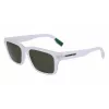 Okulary przeciwsłoneczne Lacoste męskie prostokątne L6004S-970 Czarny/Szary 55/19/145 mm