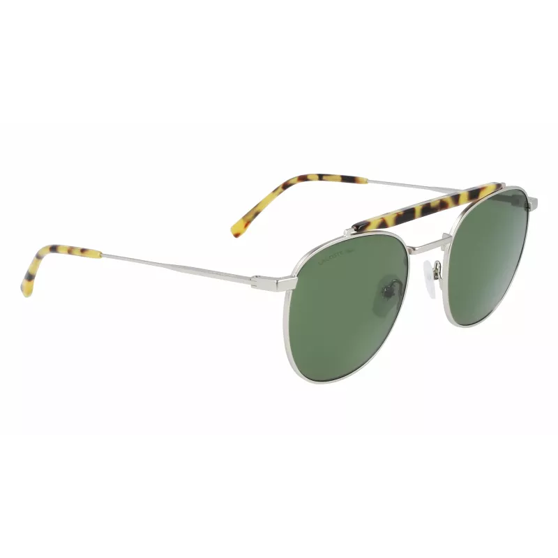 Okulary przeciwsłoneczne Lacoste męskie L241S-045 ciemnoszary prostokątne pełna oprawka acetat UV400