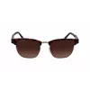 Okulary przeciwsłoneczne Lacoste męskie L266S-214 Havana Brązowe Prostokątne Acetat UV400