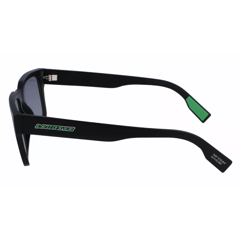Okulary przeciwsłoneczne Lacoste męskie L6004S 5519002 Czarny/Szary 55/19/145 mm