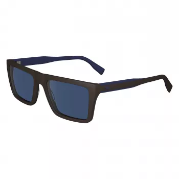 Okulary przeciwsłoneczne Lacoste męskie L6009S-210 Havana Brązowy Prostokąt 56/19/145 mm