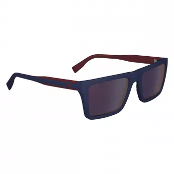 Okulary przeciwsłoneczne Lacoste męskie L6009S-424 Niebieska oprawka Szare soczewki gradientowe 56/19/145 mm