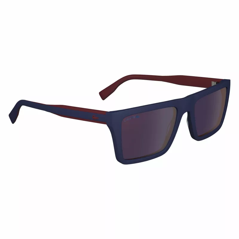 Okulary przeciwsłoneczne Lacoste męskie L6009S-424 Niebieska oprawka Szare soczewki gradientowe 56/19/145 mm