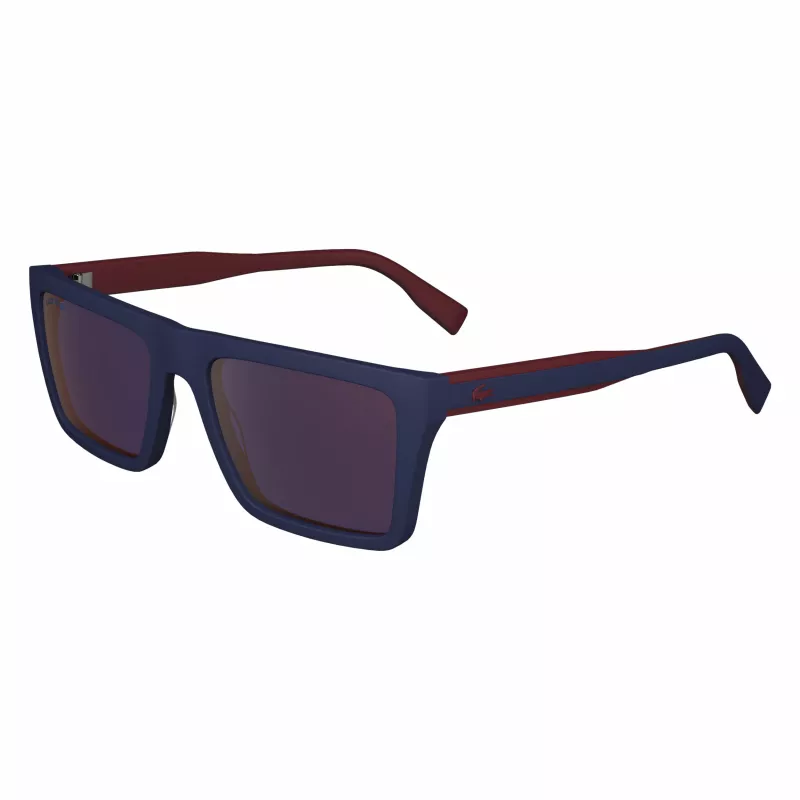 Okulary przeciwsłoneczne Lacoste męskie L6009S-424 Niebieska oprawka Szare soczewki gradientowe 56/19/145 mm