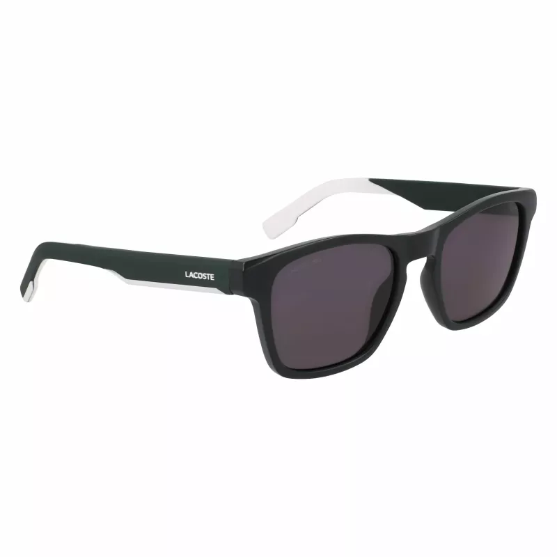 Okulary przeciwsłoneczne Lacoste męskie L6018S-301 Zielona oprawka Szare szkła 53mm