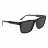 Okulary przeciwsłoneczne Lacoste męskie L6025S-1 - prostokątna oprawka acetatowa - ochrona UV400 - 56/17/145 mm