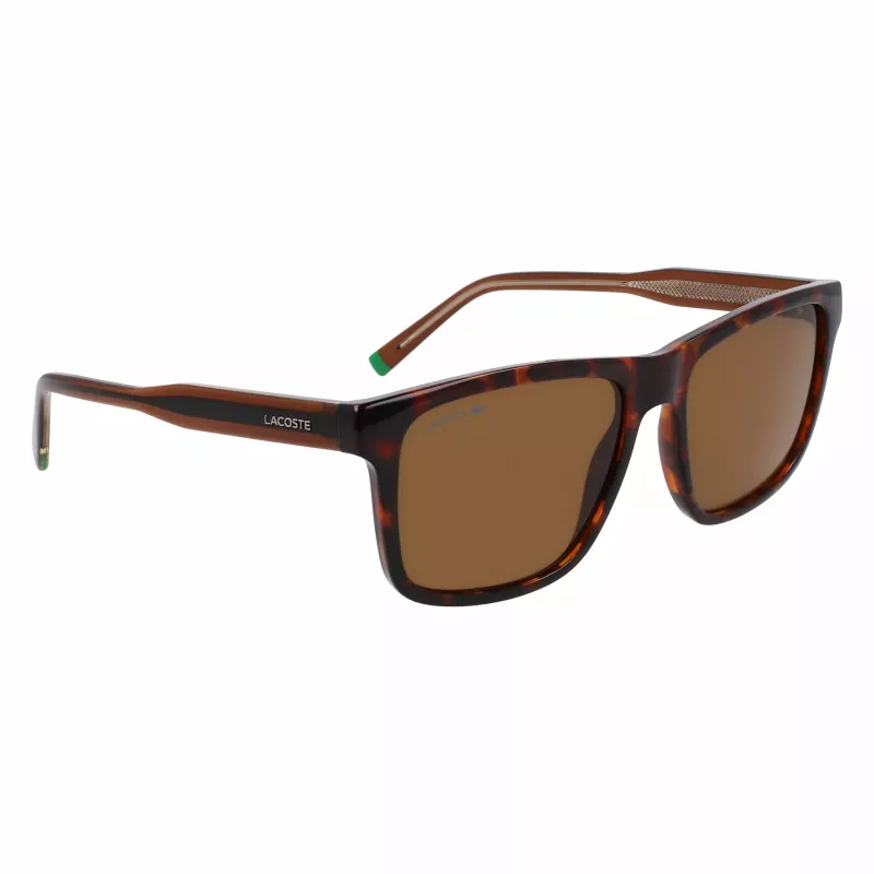 Okulary przeciwsłoneczne Lacoste męskie L6025S-219 Havana Green 56mm