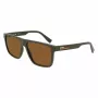 Okulary przeciwsłoneczne Lacoste męskie L6027S-275 Havana Acetate Rectangle 57mm