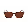 Okulary przeciwsłoneczne męskie Lacoste L6035S5318214 - oprawka Havana z acetatu, brązowe soczewki, 53mm