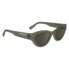 Okulary przeciwsłoneczne Lacoste damskie L6013S5418210 Havana Acetate Square Frame Brown Gradient Lens 54mm