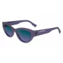 Okulary przeciwsłoneczne Lacoste damskie L6013S5418513 - prostokątna oprawka acetatowa z ochroną UV400 - 54/18/140 mm