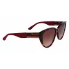 Okulary przeciwsłoneczne Lacoste damskie L985S-240 Havana brązowy gradient 59mm