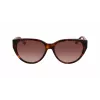 Okulary przeciwsłoneczne Lacoste damskie L985S-240 Havana brązowy gradient 59mm