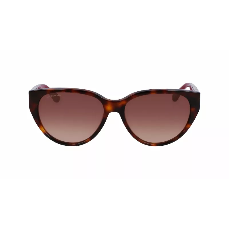 Okulary przeciwsłoneczne Lacoste damskie L985S-240 Havana brązowy gradient 59mm