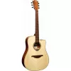 Lag GLA Tramontane 70 DC Dreadnought Cutaway Akustyczno-elektryczna gitara - Naturalny