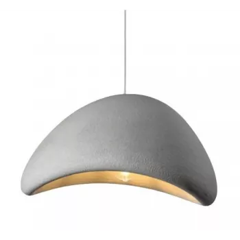 Lampa wisząca Ellama 30cm czarny metal E27 przemysłowa lampa sufitowa