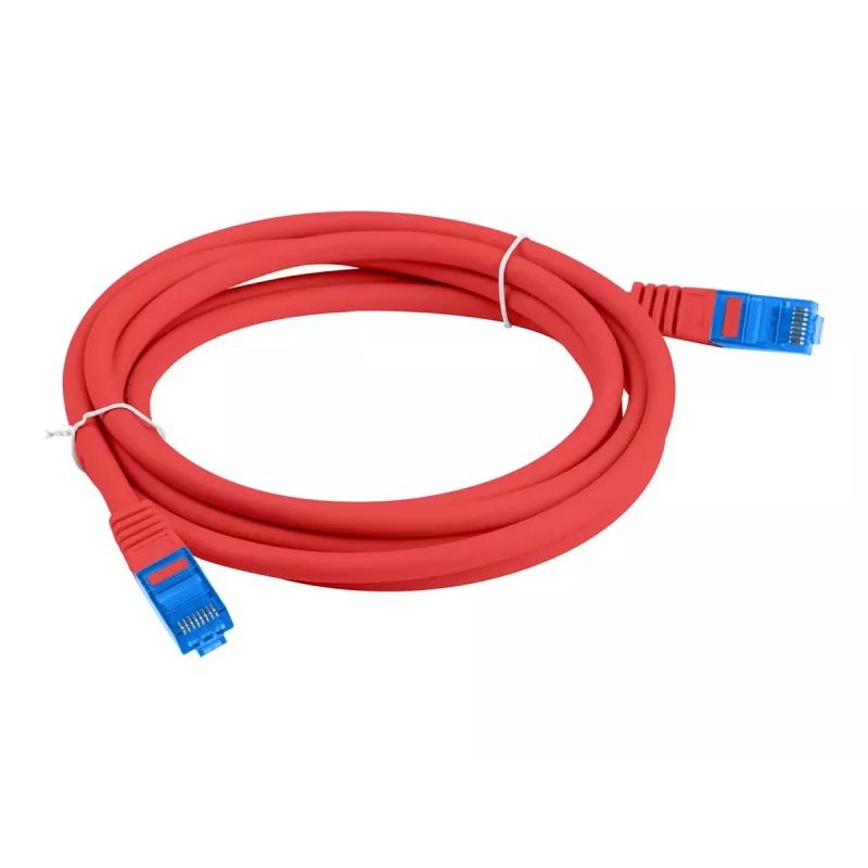 LANBERG Kat.6A FTP LSZH CCA Kabel krosowy 3m Czerwony
