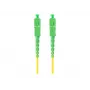 LANBERG Patchcord światłowodowy SM SC/APC-SC/APC Simplex G.657.A1 1 m żółty