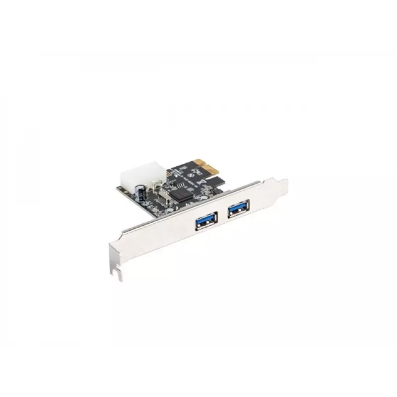 Lanberg PCE-US3-002 Wewnętrzna karta PCI Express USB 3.2 Gen 1 z 2 portami zewnętrznymi i 1 złączem wewnętrznym