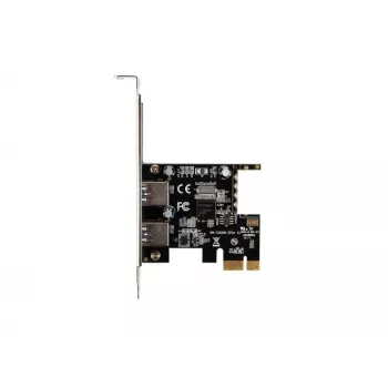 Lanberg PCE-US3-002 Wewnętrzna karta PCI Express USB 3.2 Gen 1 z 2 portami zewnętrznymi i 1 złączem wewnętrznym