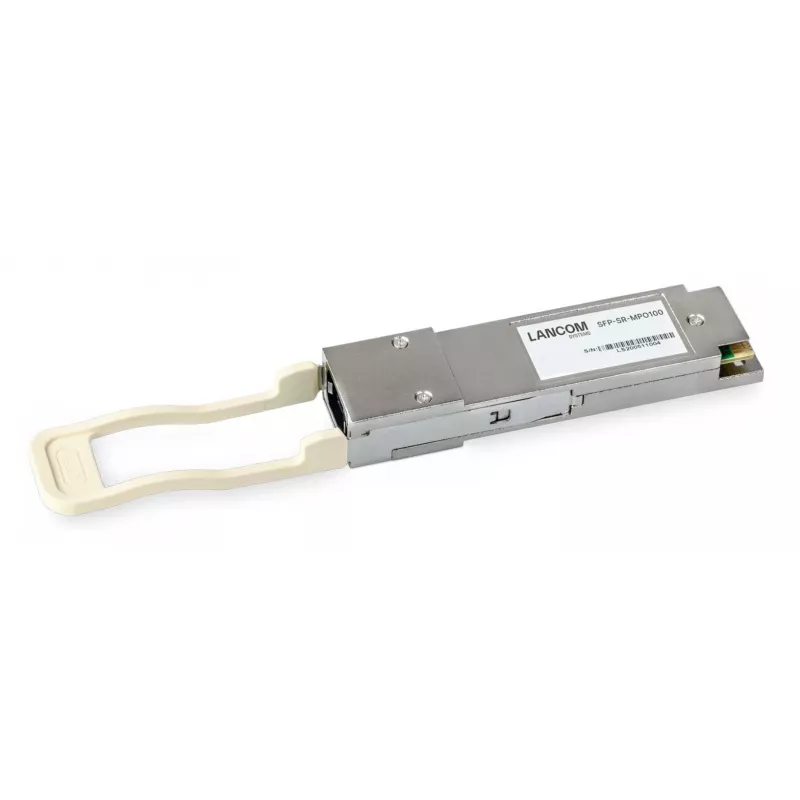 Moduł transceivera LANCOM QSFP28 100GbE 100GBase-SR4, MPO-12, wielomodowy, 850nm, 100m, opakowanie 10 szt.