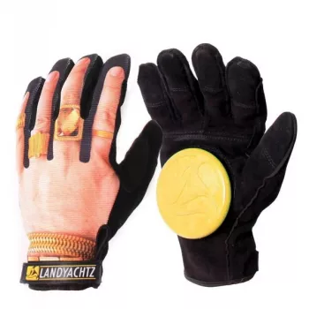 Landyachtz Slide Gloves L - Duże rękawice do longboardingu z krążkami UHMW