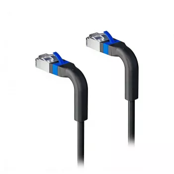 LANVIEW Kabel krosowy CAT6A U/FTP LSZH, RJ45, 0,5m, szary, 10Gbps, 500MHz