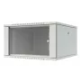LANVIEW Quick Assembly Flat Pack 19 - 6U Szafa sieciowa naścienna, 600x500x370mm, czarna