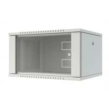 LANVIEW Quick Assembly Flat Pack 19 9U szafka sieciowa wisząca, 600x450x500mm, czarna
