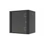 Szafka wisząca LANVIEW Quick Assembly Flat Pack 19 9U czarna