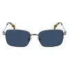 LANVIN LNV104S-050 Okulary przeciwsłoneczne unisex - czarna oprawka acetatowa, szare soczewki CR-39, 56/18/140 mm