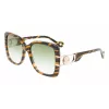 Okulary przeciwsłoneczne LANVIN damskie LNV624S-236 Havana Brązowy Gradient 53mm