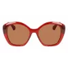 LANVIN Women's LNV628S-601 Square Sunglasses - Black/Grey - 54/19/140 mm