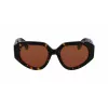 Okulary przeciwsłoneczne LANVIN damskie LNV647S-234 Brązowy Havana Acetate 53mm