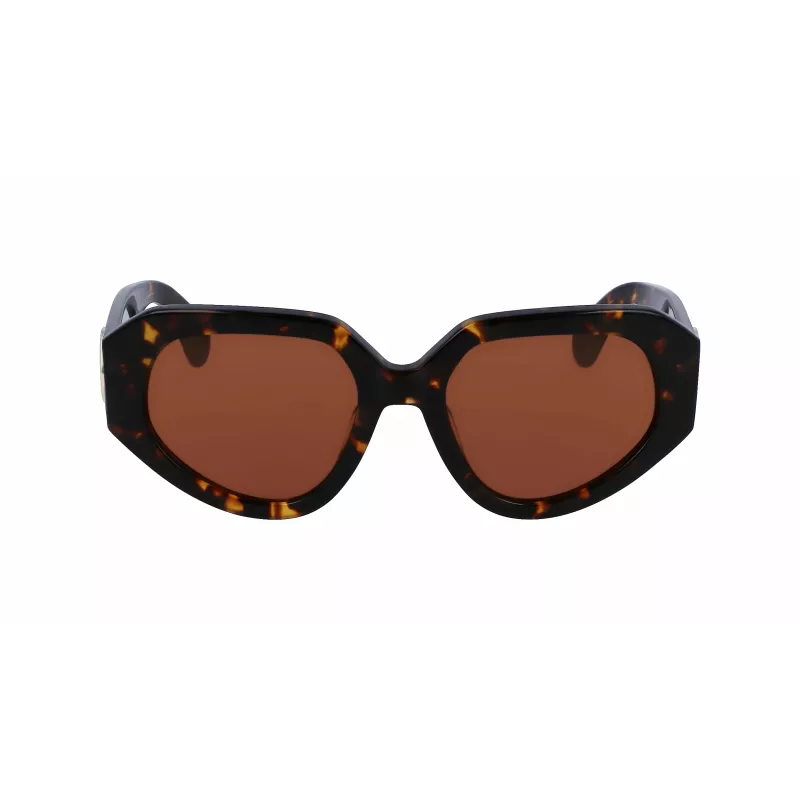 Okulary przeciwsłoneczne LANVIN damskie LNV647S-234 Brązowy Havana Acetate 53mm