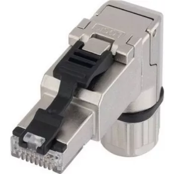 LAPP ED-IE-90-6A-PN-20-FC Kątowy przemysłowy złącze RJ45 Cat.6A do montażu w terenie 21700638