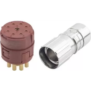 Zestaw złącza żeńskiego LAPP EPIC® M23 8+1-biegunowego z zaciskami śrubowymi, IP67 75009698