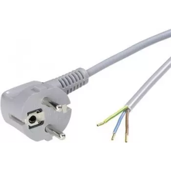 Kabel zasilający LAPP z wtyczką Schuko do otwartego końca, szary, 3m, H05VV-F 3G1.5, 70261138