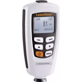 Laserliner CoatingTest-Master miernik grubości powłok, 0-1250 µm, indukcja magnetyczna i prądy wirowe, czarno-biały 082.150A
