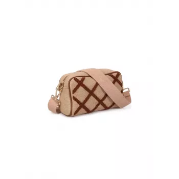 LAURA ASHLEY Torebka damska Lenore pikowana ze sztucznej skóry, 23x15x9 cm