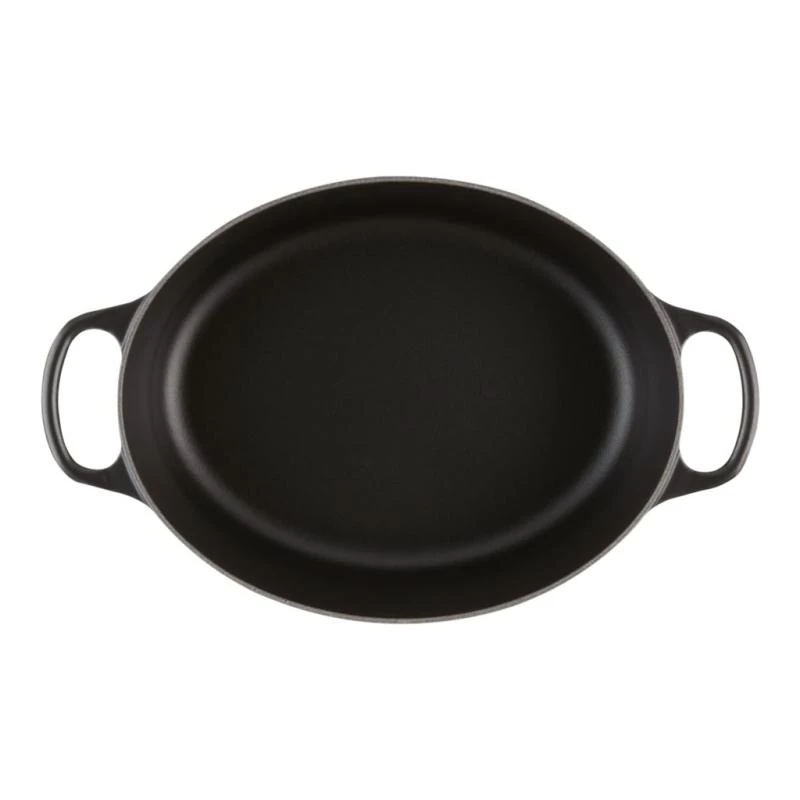 Le Creuset Signature Oval Roaster 31 cm Czarny Emaliowany Żeliwny (4.7L)