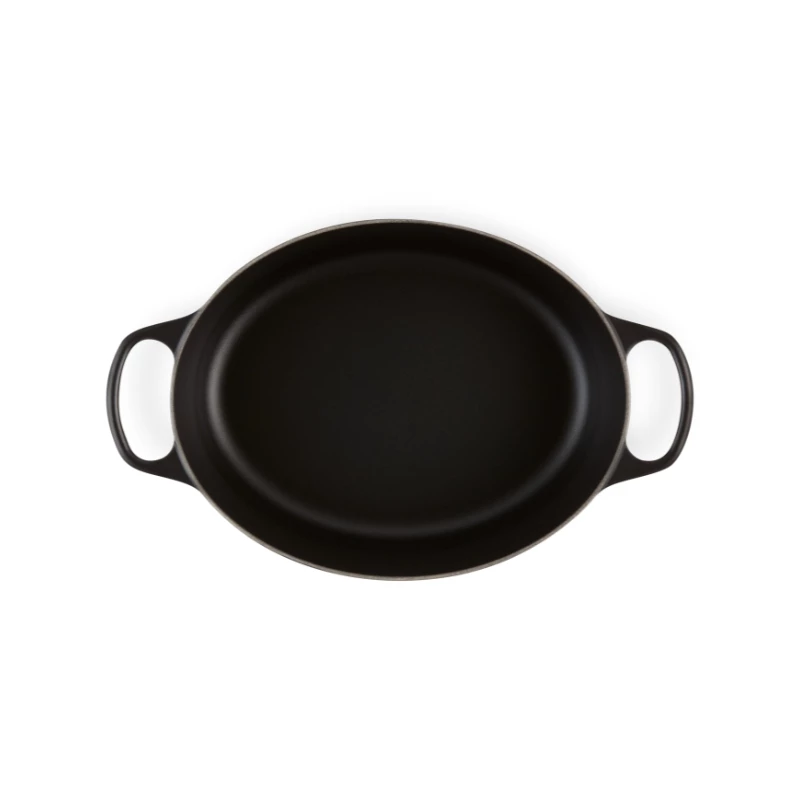 Le Creuset Signature Oval Roaster 31 cm Czarny Emaliowany Żeliwny (4.7L)