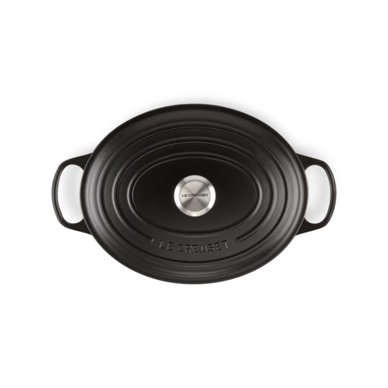 Le Creuset Signature Oval Roaster 31 cm Czarny Emaliowany Żeliwny (4.7L)